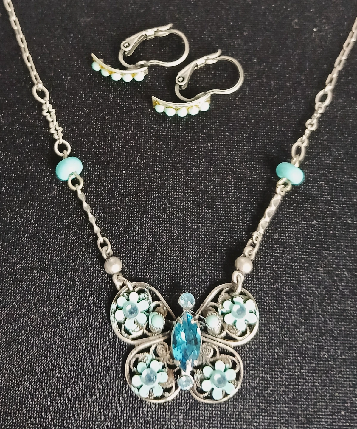 Butterfly Necklace and Earrings Set - photo 5