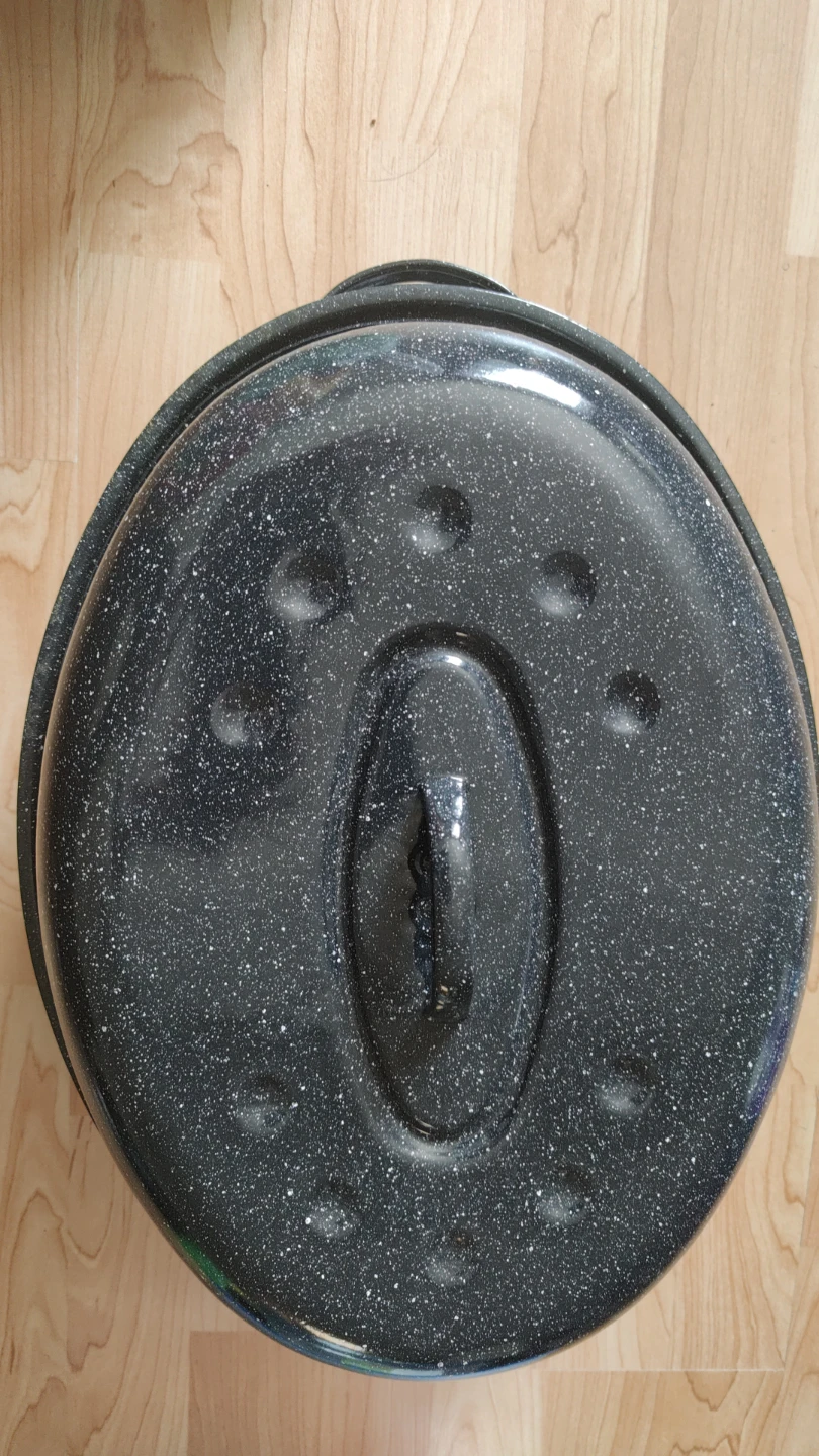 Black Roasting Pan with Lid - photo 5