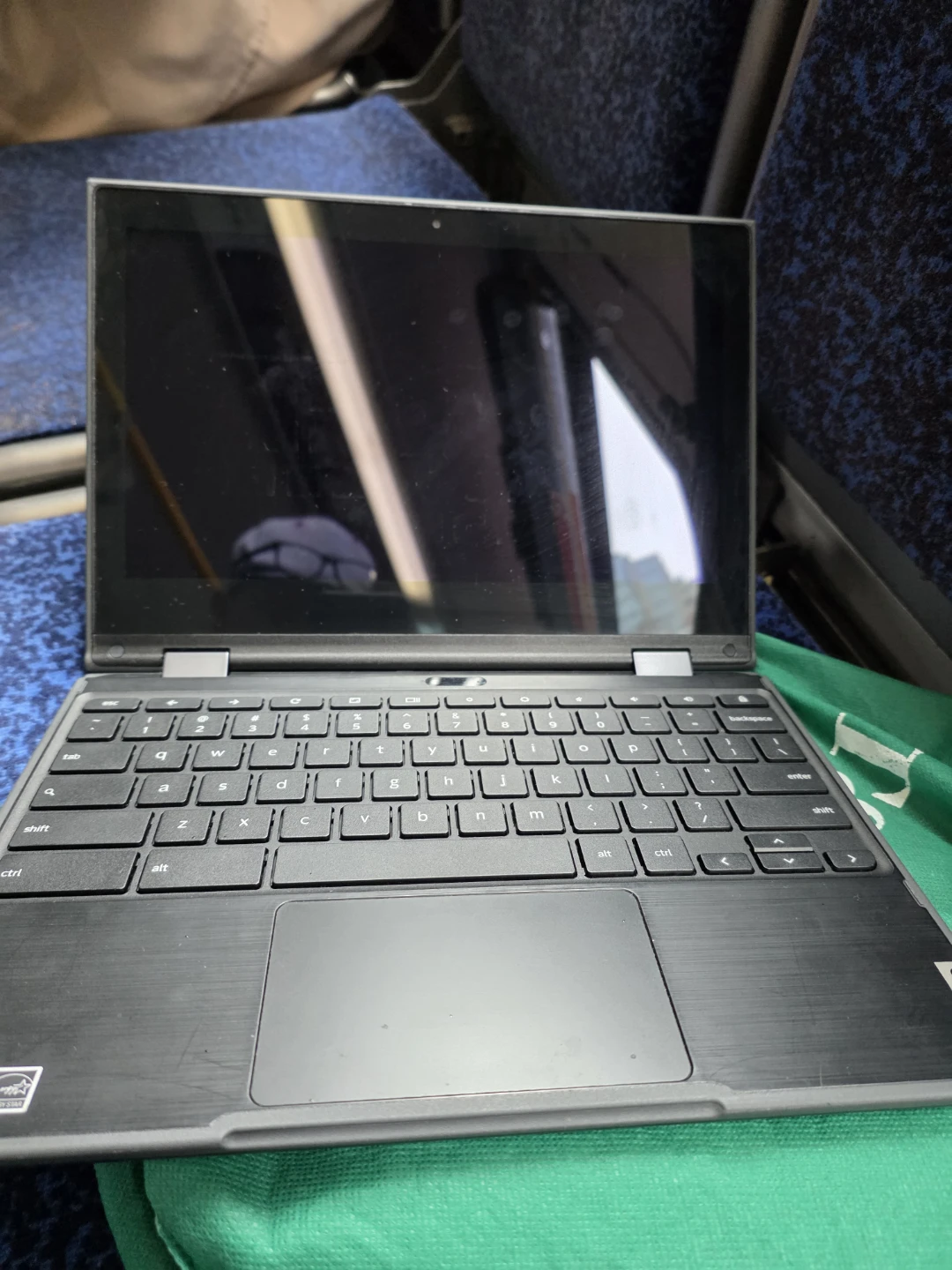 Black Chromebook Laptop touch screen