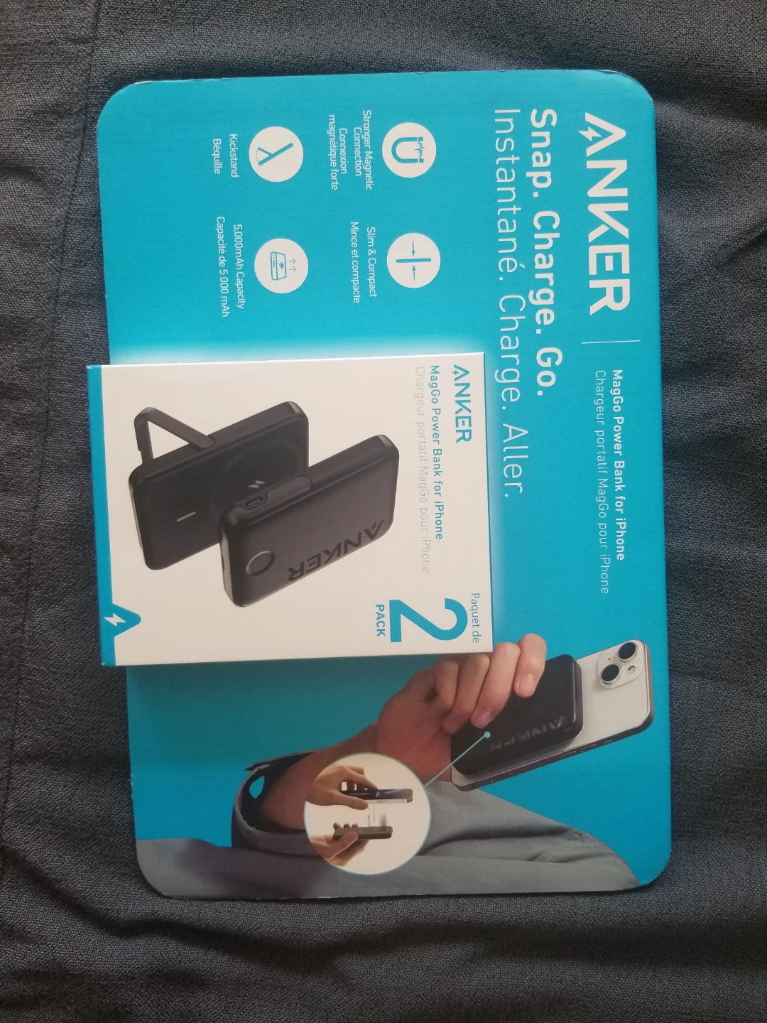 ANKER MagGo Power Bank for iPhone (1 Pack)