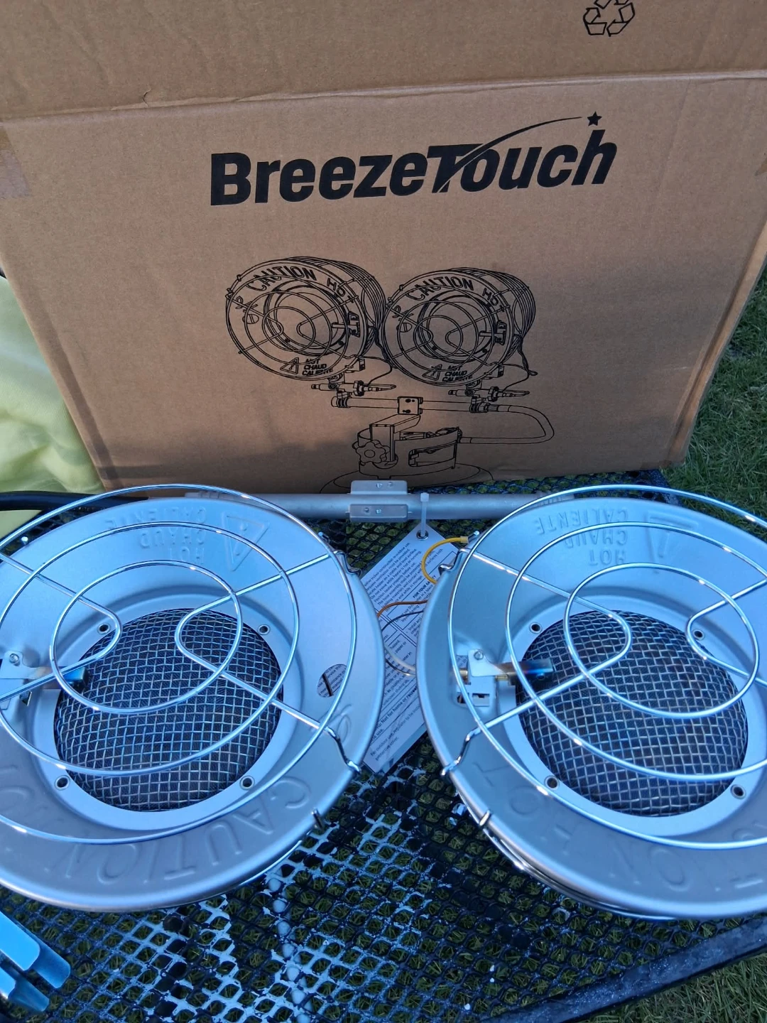 BreezeTouch Propane Tank Top Heater TT15