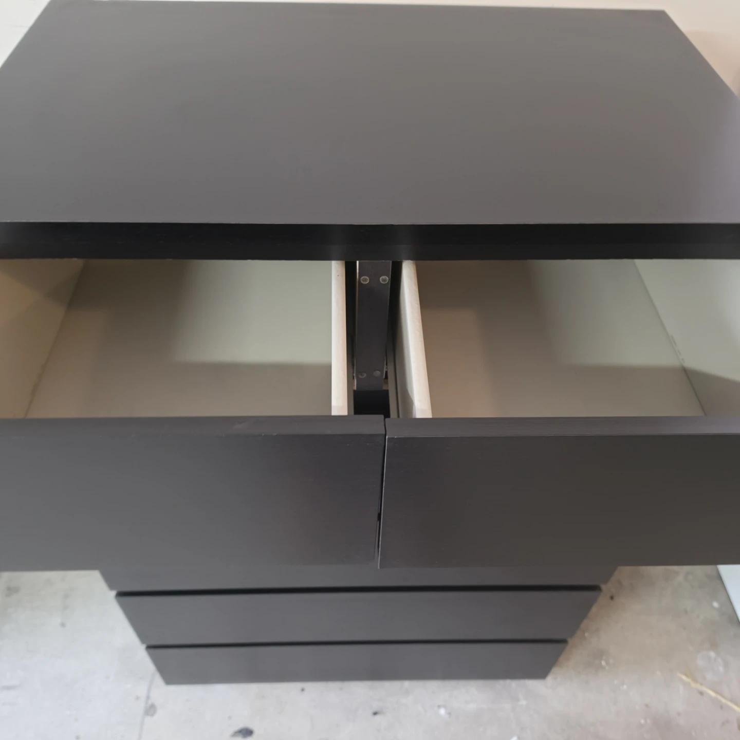 IKEA Black 6-Drawer Dresser - photo 3