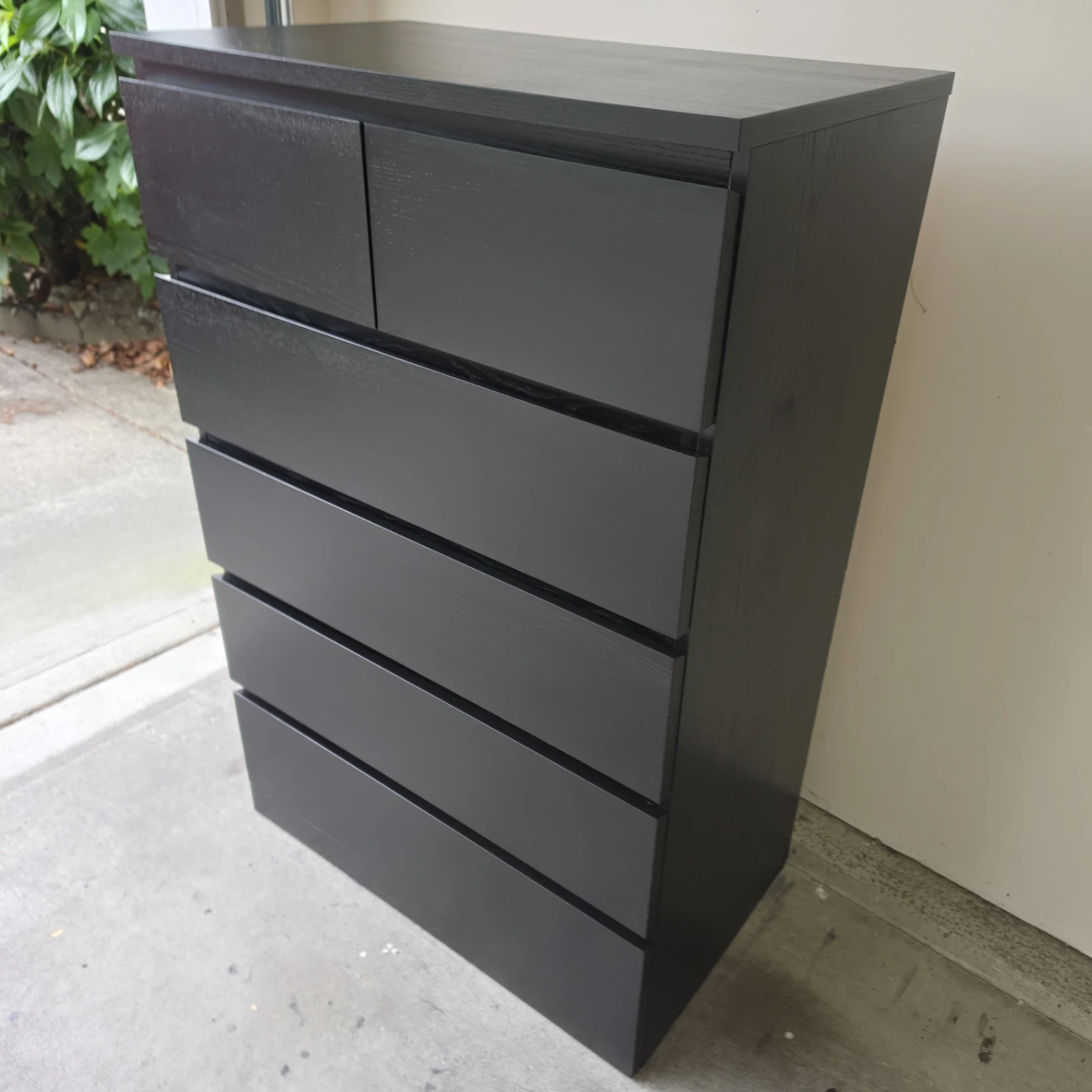 IKEA Black 6-Drawer Dresser - photo 2