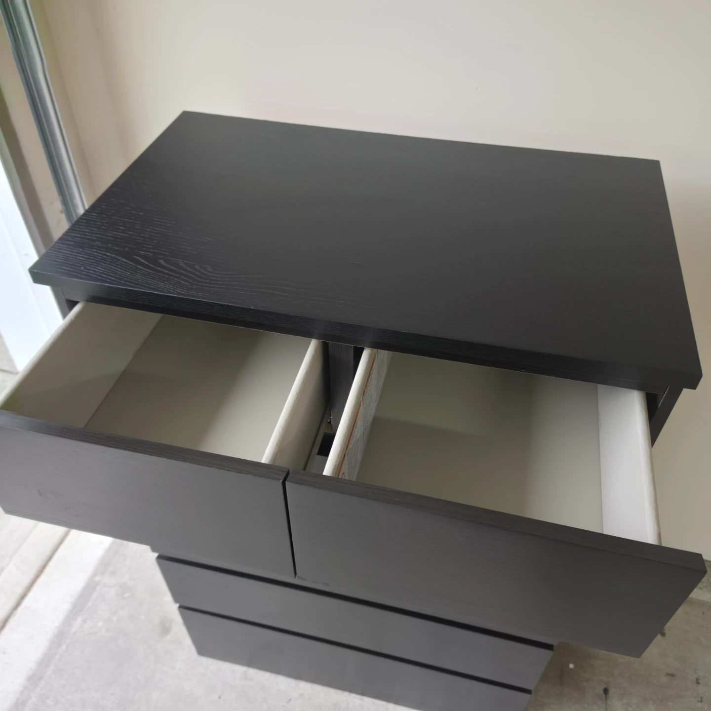 IKEA Black 6-Drawer Dresser - photo 4