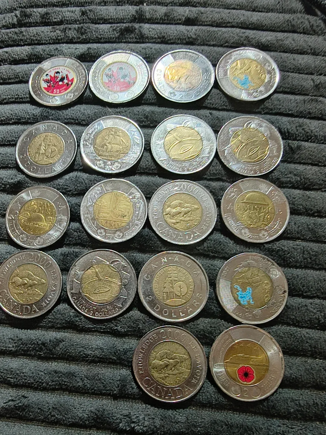 Collection of Canadian Toonies