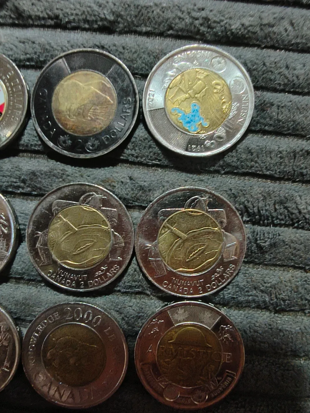 Collection of Canadian Toonies - photo 4