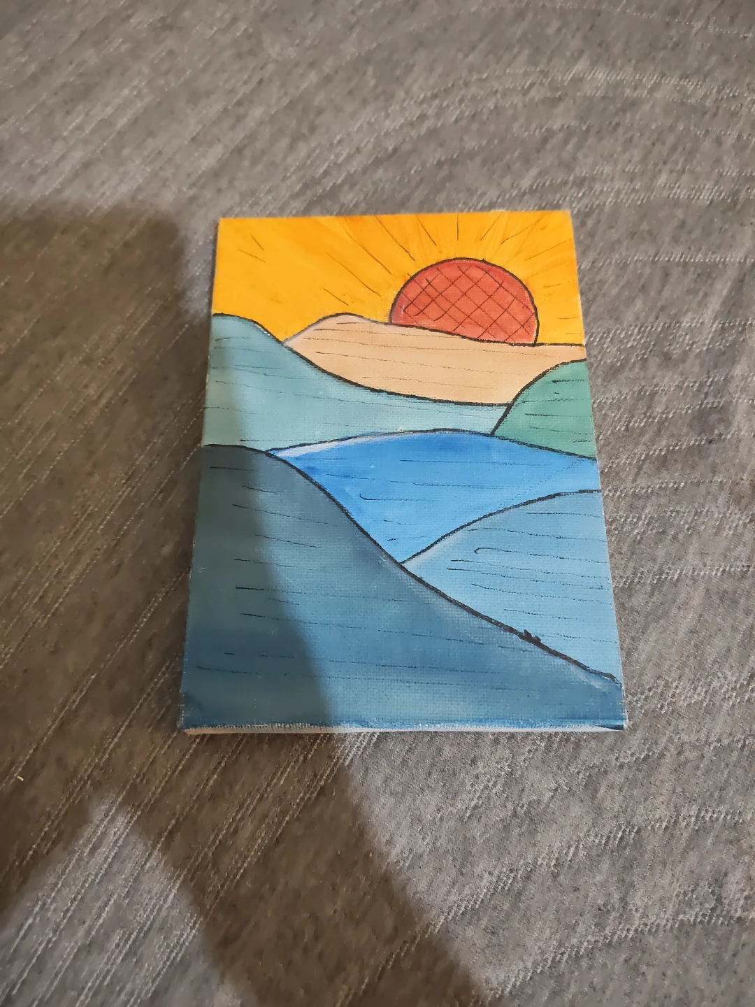 Original Painting - Riverdale Park Sunset