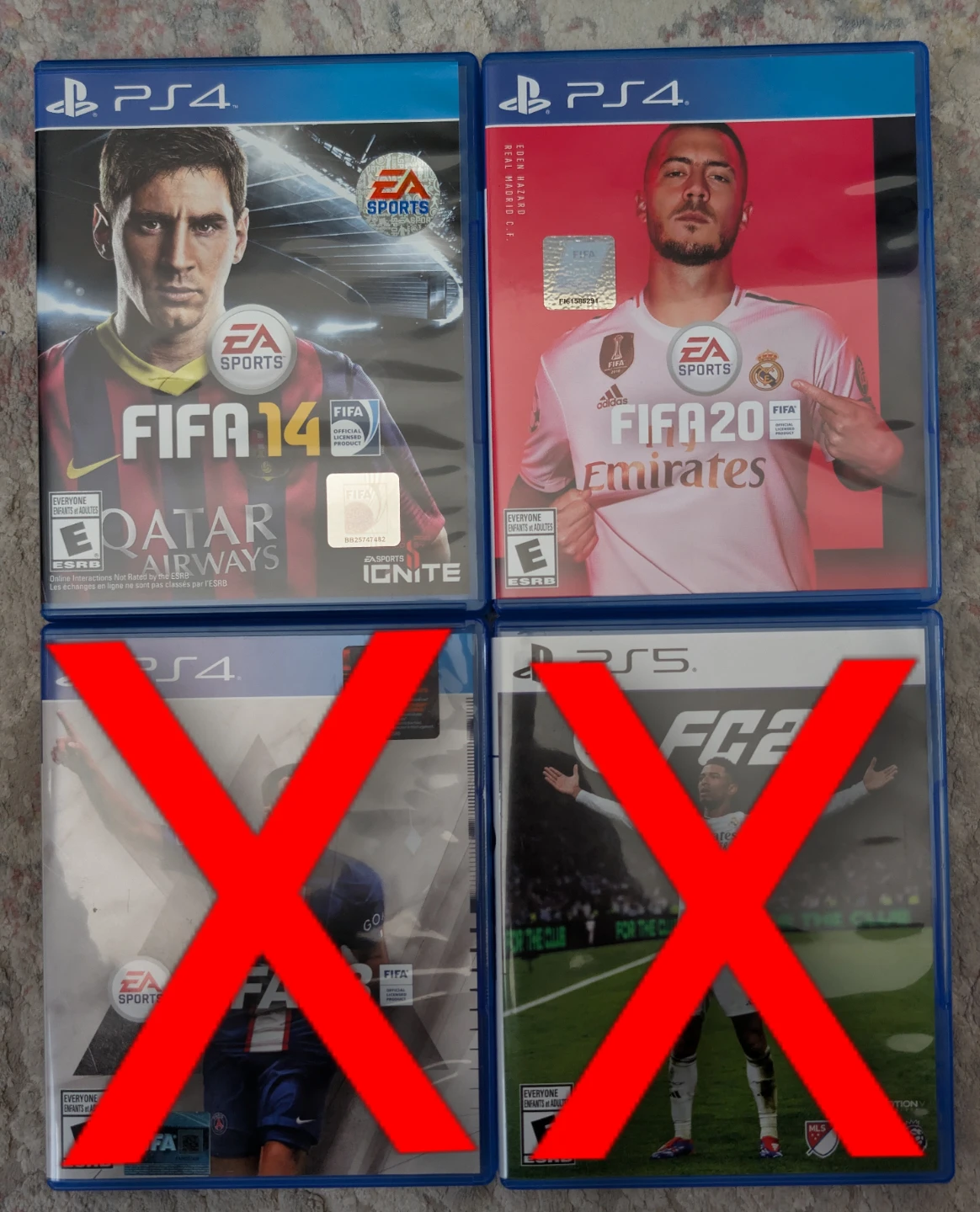 PS4/PS5 FIFA Games  (FIFA 14, 20)