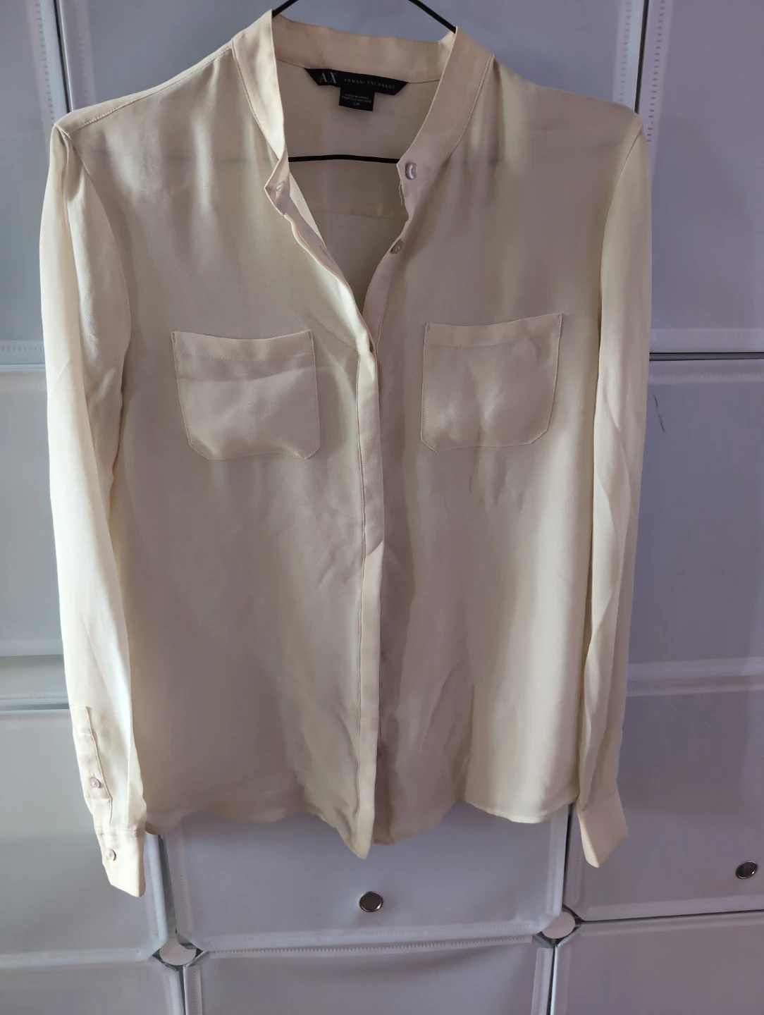 Armani Exchange Button-Up Blouse