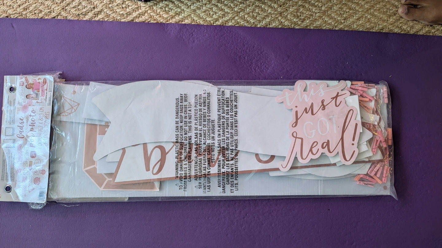Amscan Photo Frame Bride Squad Bridal Shower Decor - photo 2