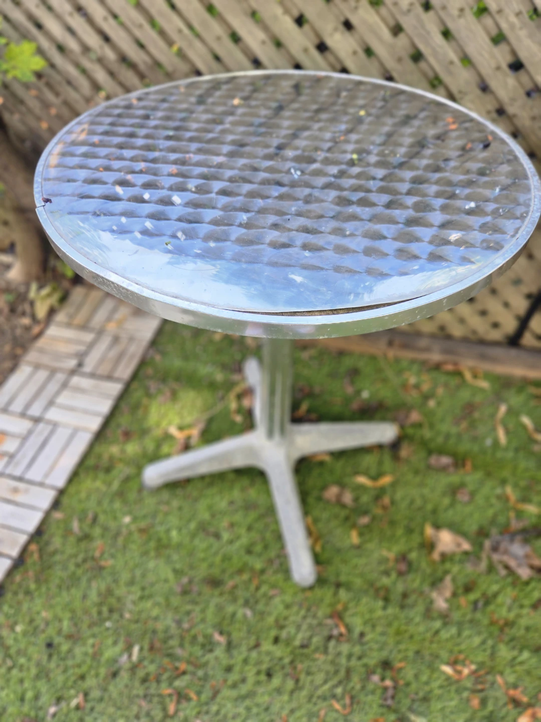 Glass Top Bistro Table