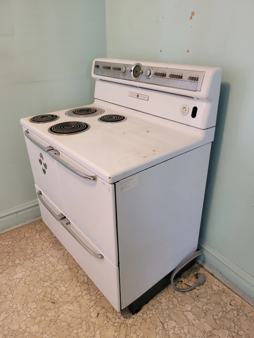 Vintage General Electric Electric Range