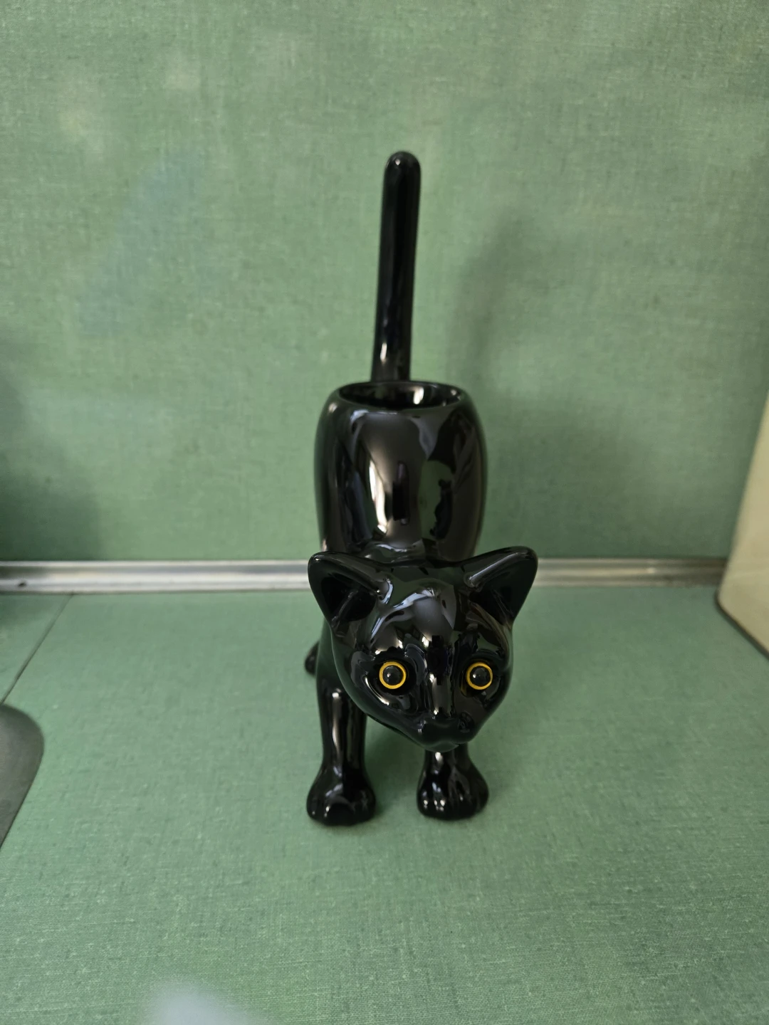 Party literally Black Cat Tealight Holder - photo 4