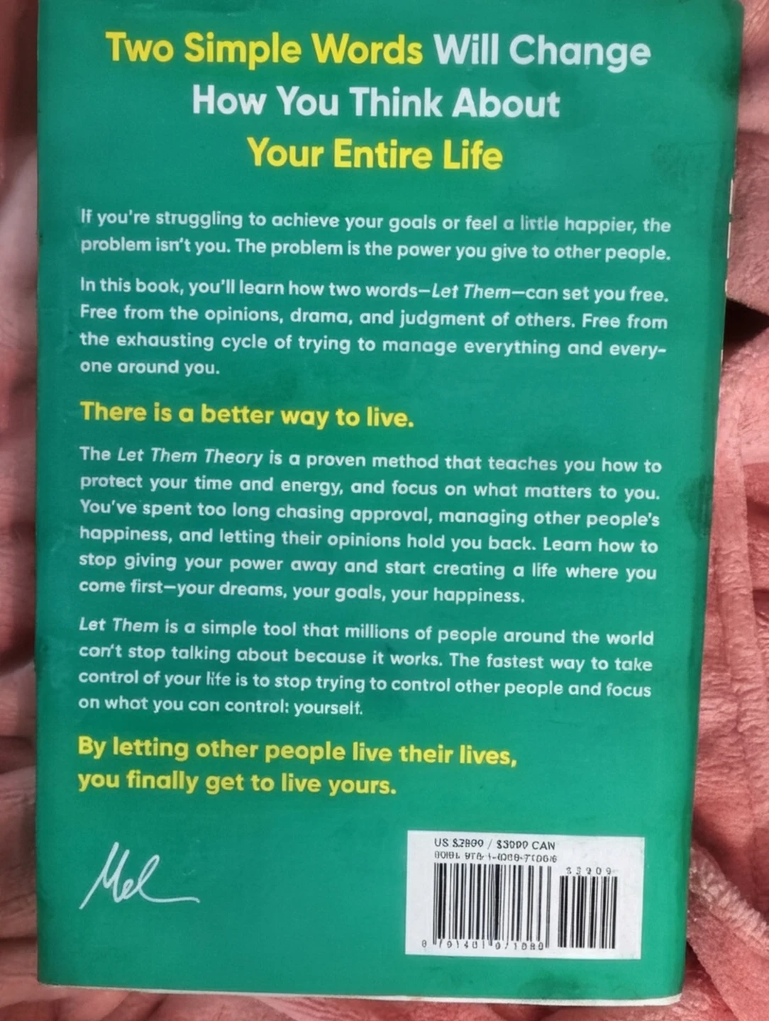 The Let Them Theory by Mel Robbins Book - photo 4