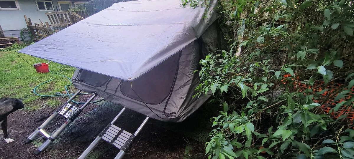 OVERLAND TRUCK TENT w/awning and change room - photo 2