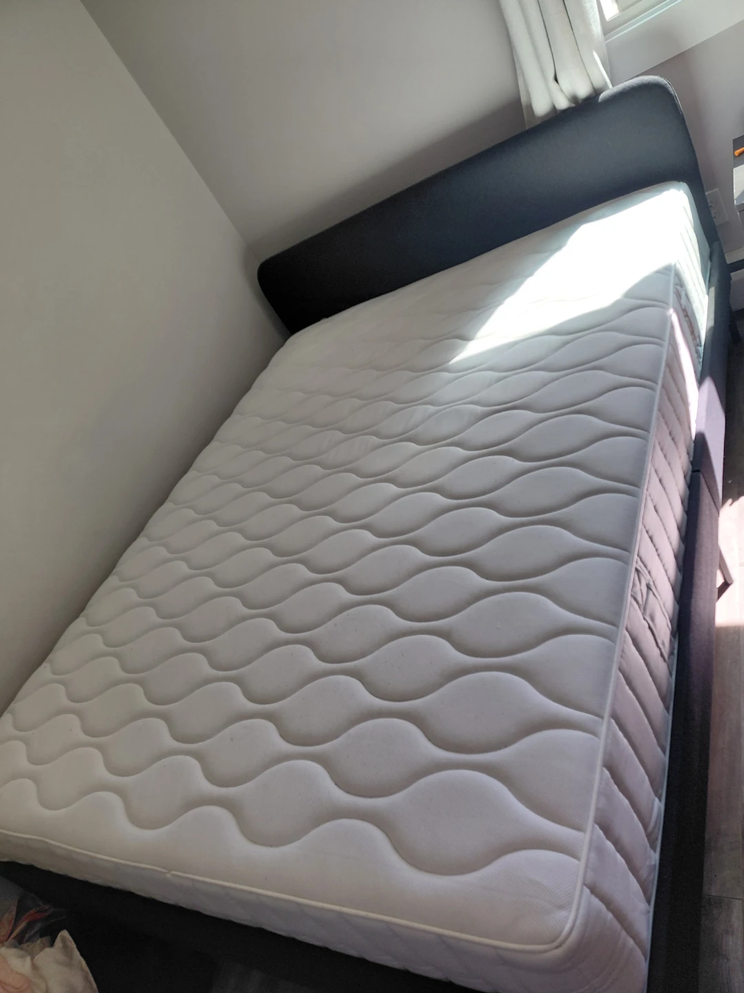 Headboard set with IKEA VÅGSTRANDA Queen Mattress
