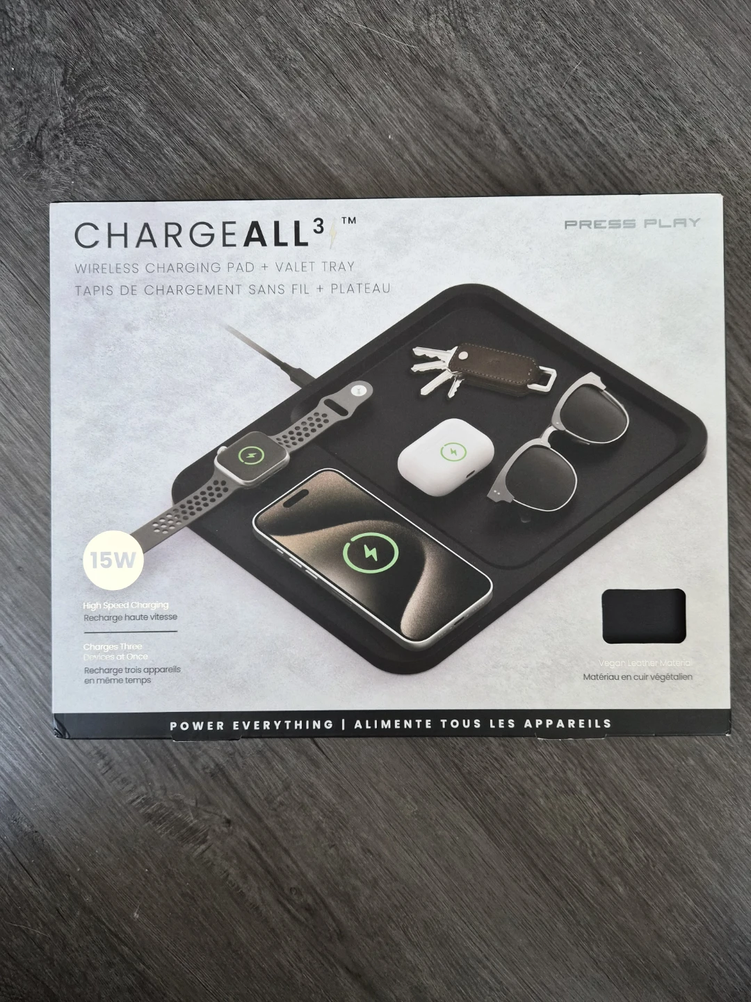 CHARGEALL3 Wireless Charging Pad + Valet Tray - photo 2
