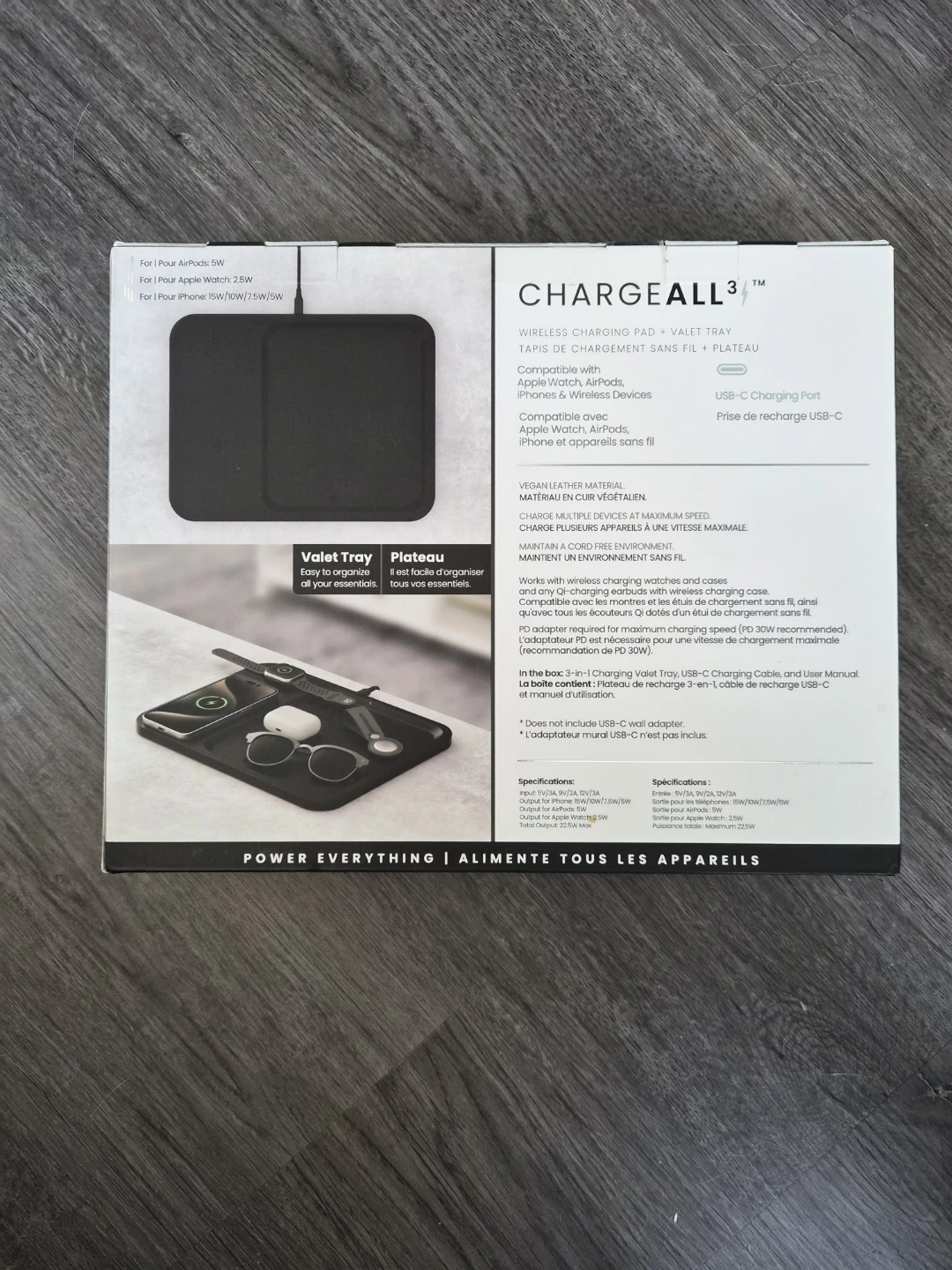 CHARGEALL3 Wireless Charging Pad + Valet Tray - photo 5