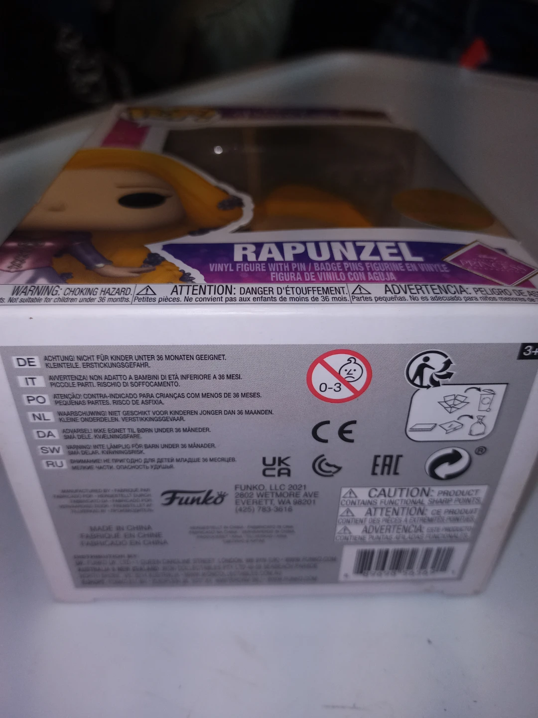 Funko PoP Rapunzel # 223 - No Pin Inside - photo 5