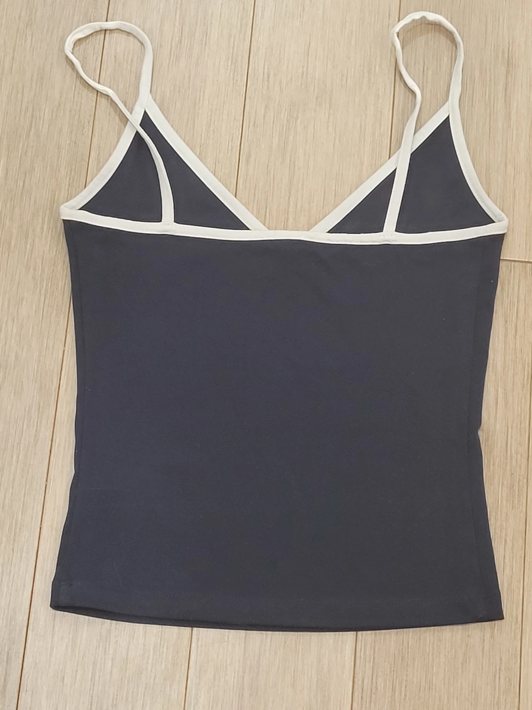 Garage Sleek Deep V-Neck Cami Top - Navy Blue - Never worn - photo 2
