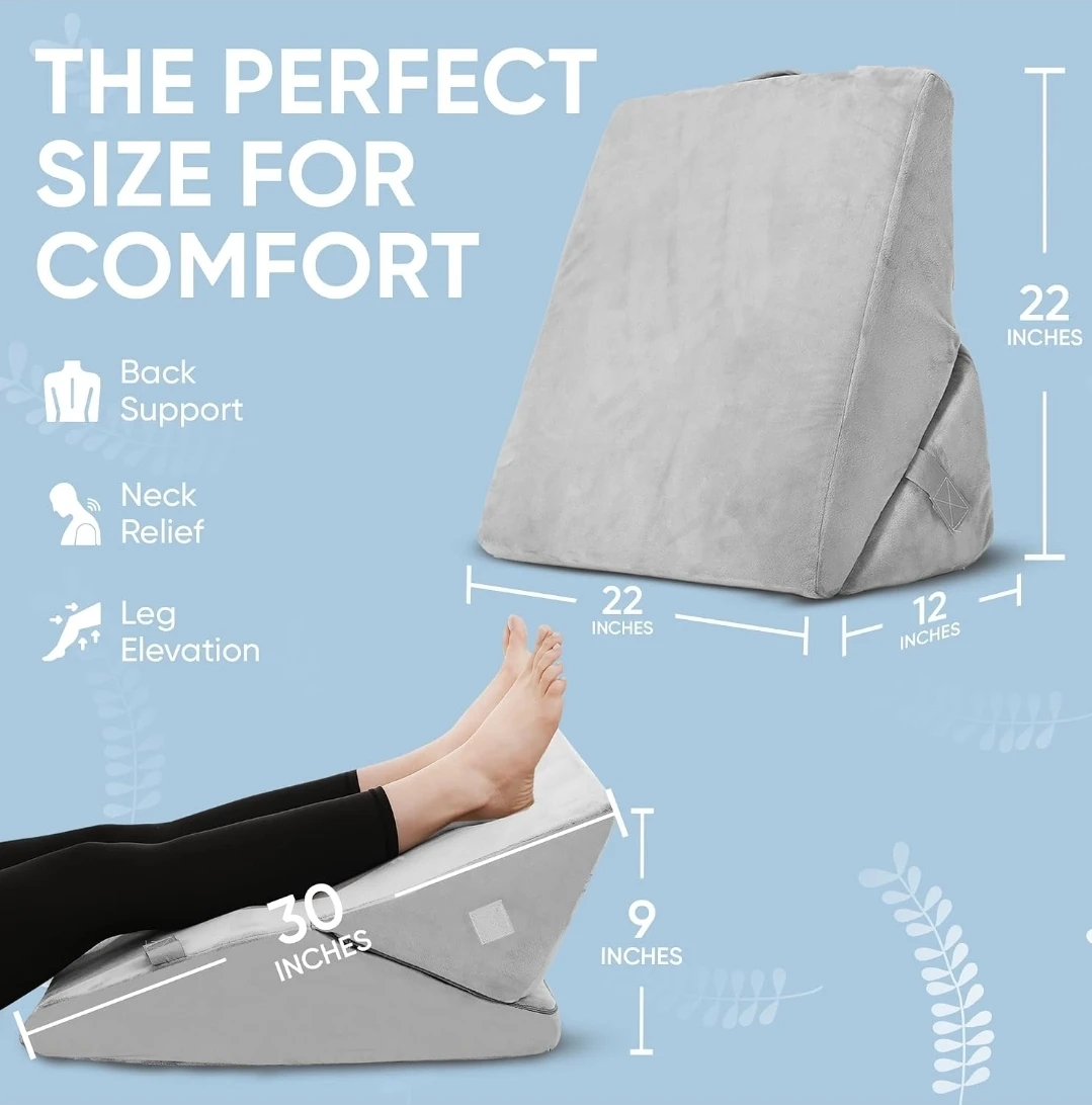 AllSettHealth 7-in-1 Wedge Pillow - photo 3