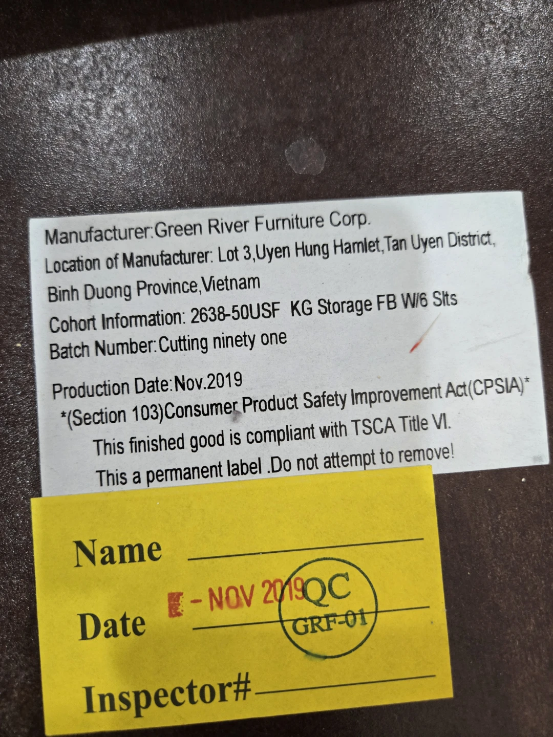 Green River Furniture Storage Bed Frame - photo 3