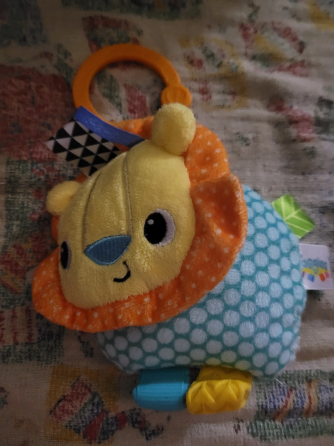 Bright Starts Taggies Lion Clip On Ring