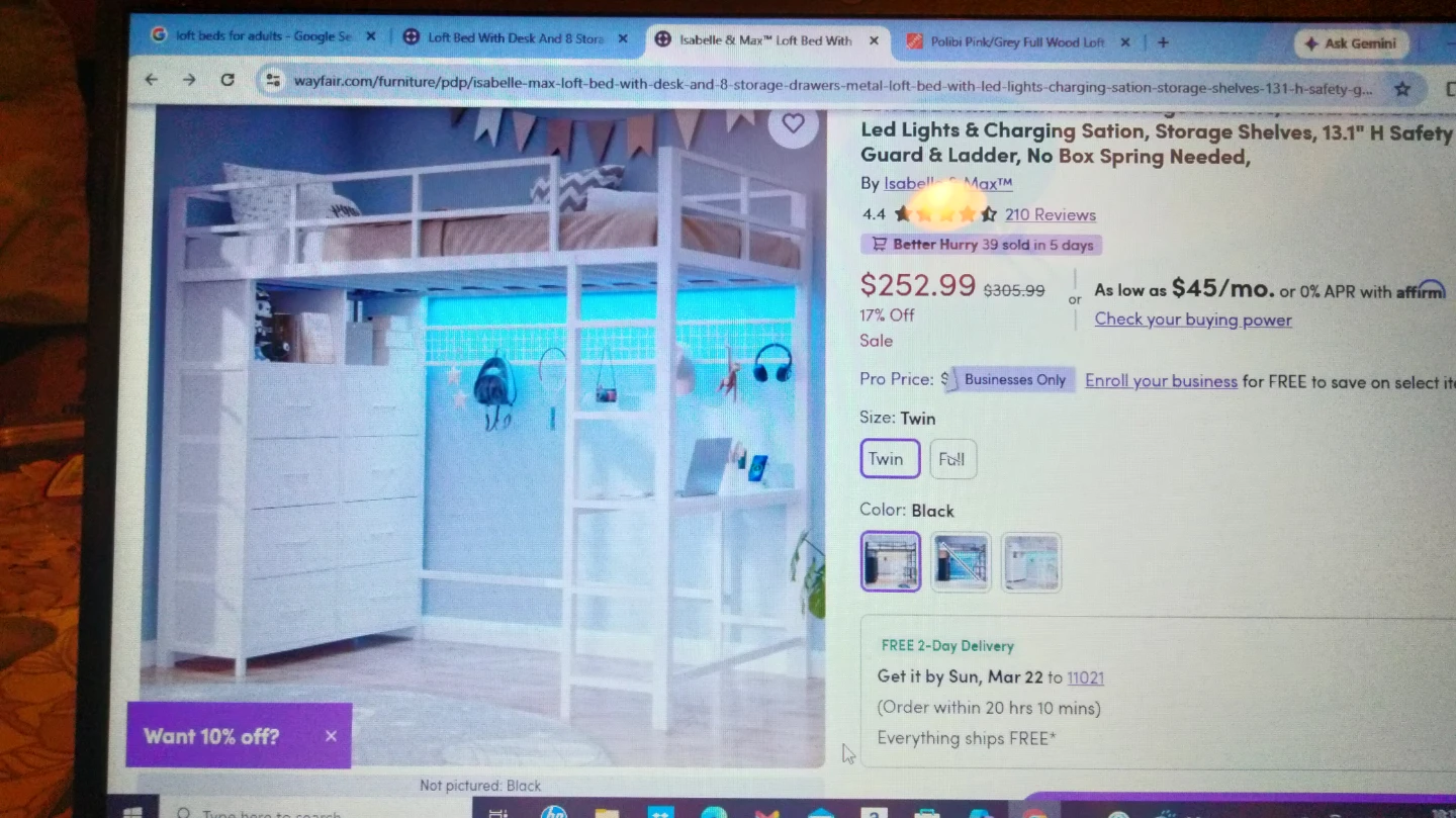 Loft bed - photo 2