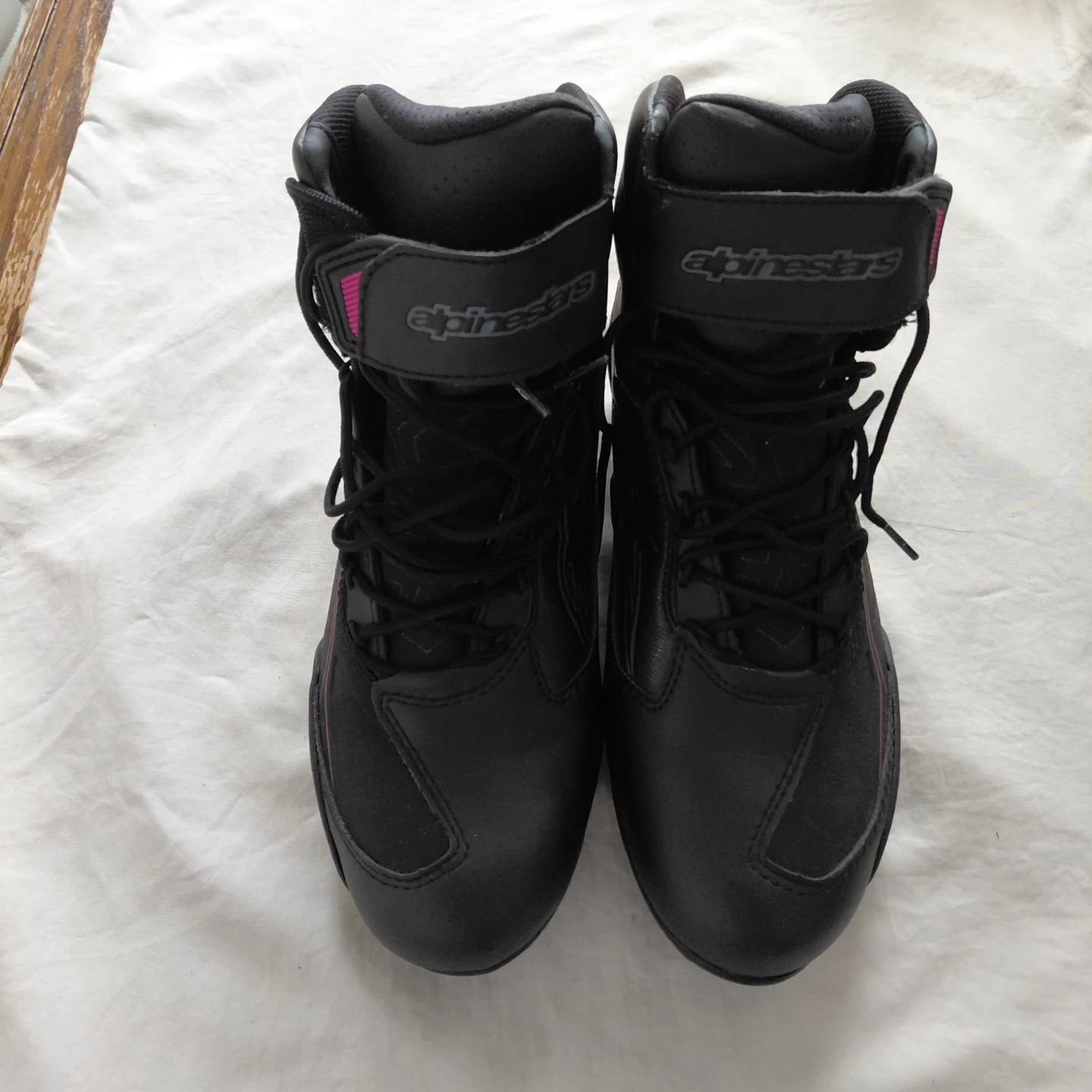 Alpinestars Black Motorcycle Boots