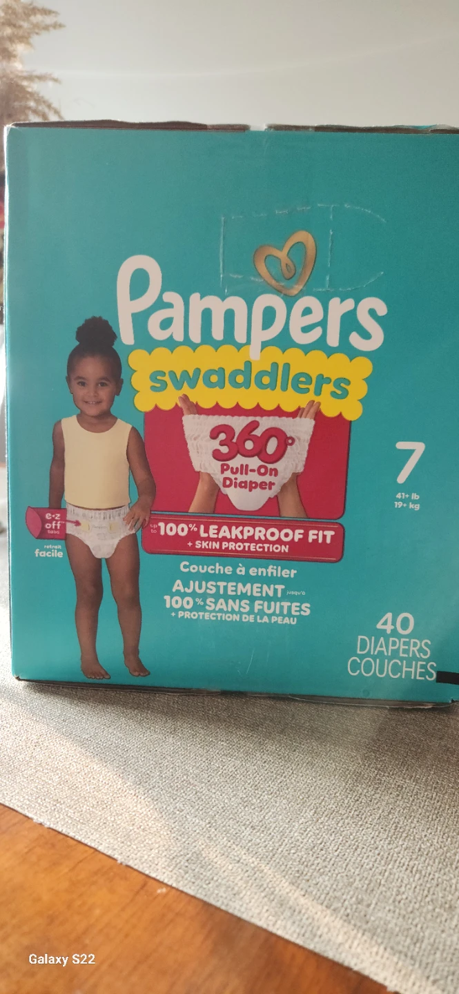 Pampers Swaddlers Size 7 Pull-On Diapers (40 Count) - photo 2