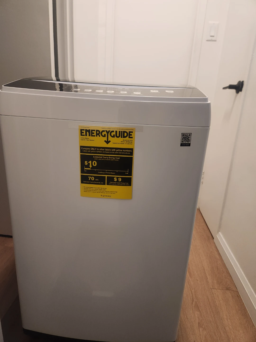 BLACK+DECKER 2.0 cubic feet Portable Washer BPWM20W - White - photo 2