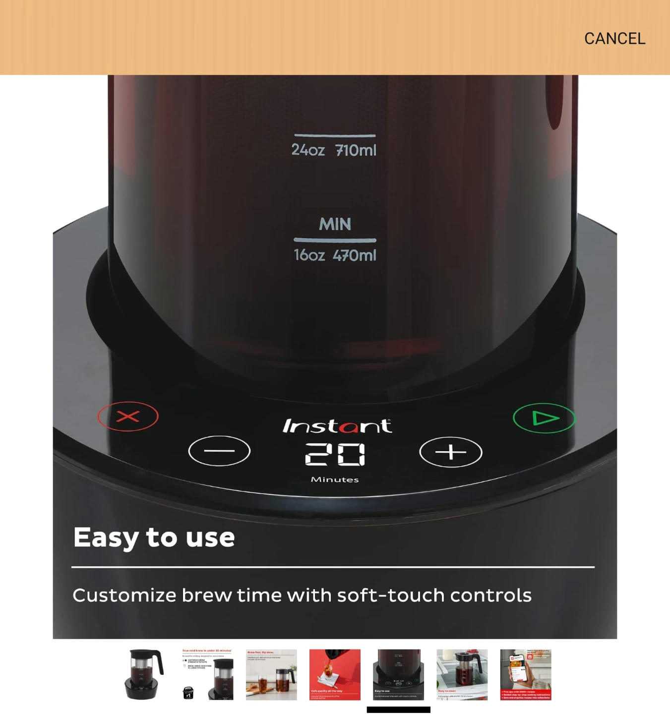 Instant Cold Brew Maker - 32oz - photo 5