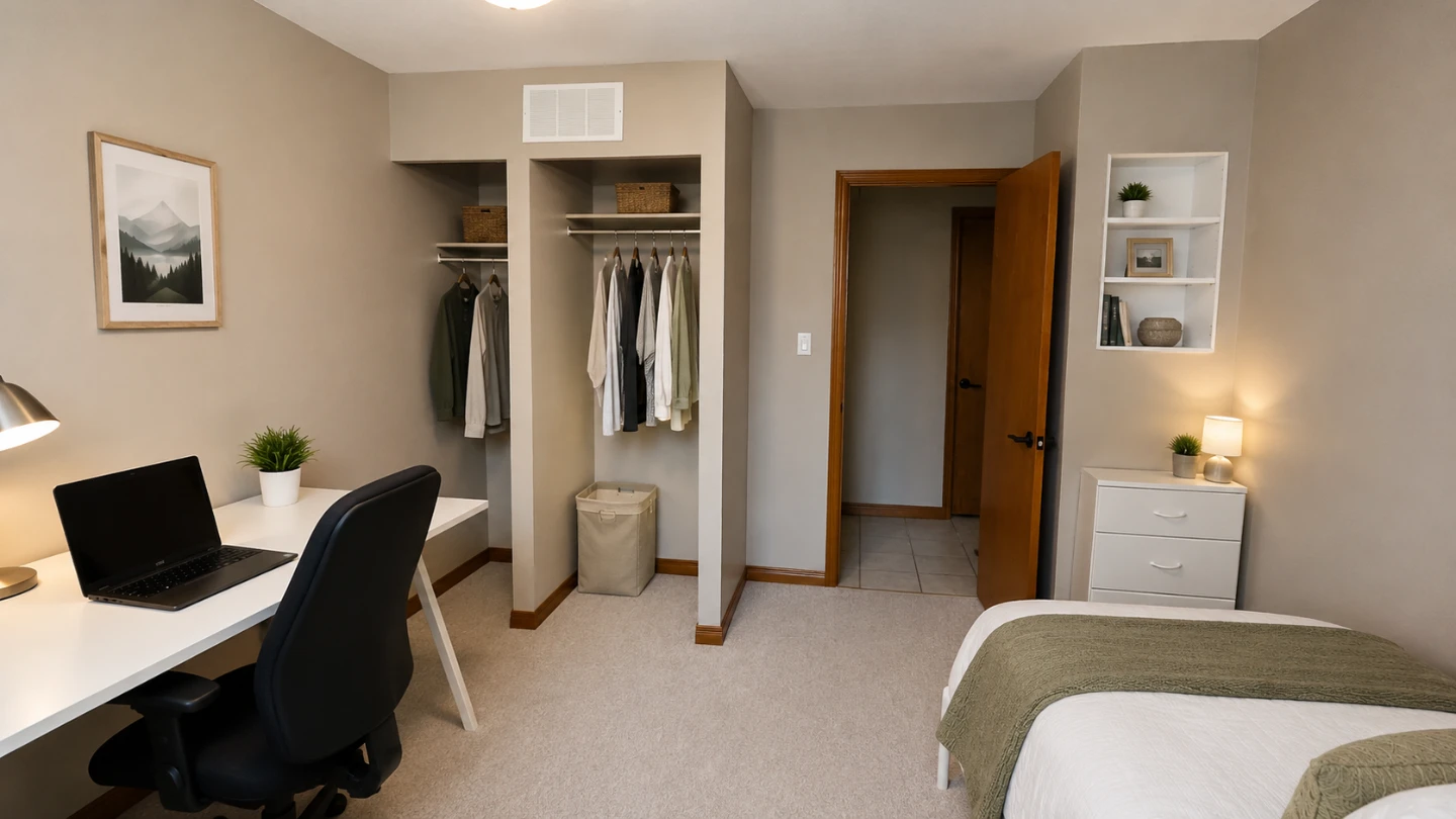 Spacious Furnished Private Room for Rent – LaSalle - photo 2
