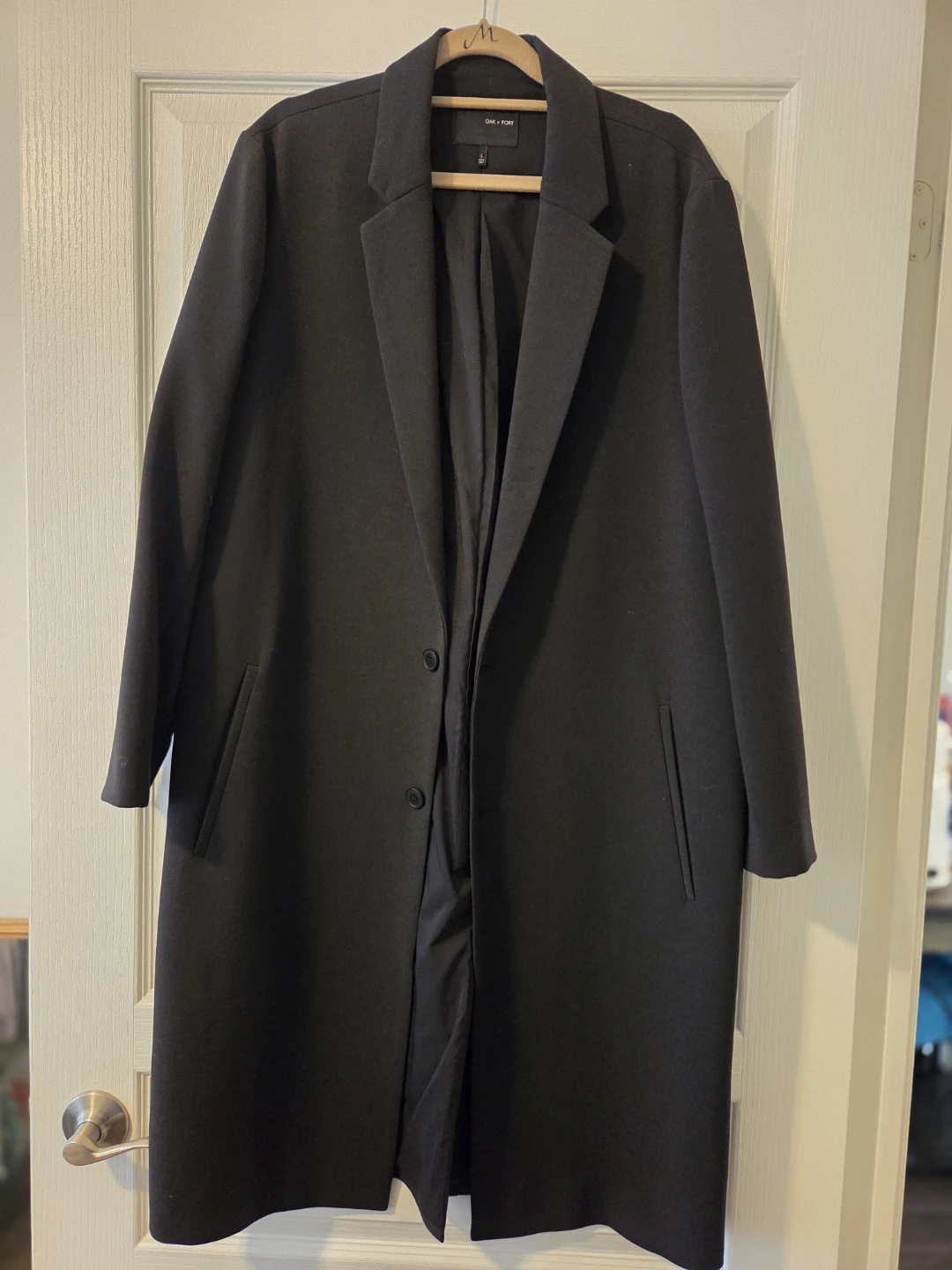 Two OAK + FORT Coats (men's small)