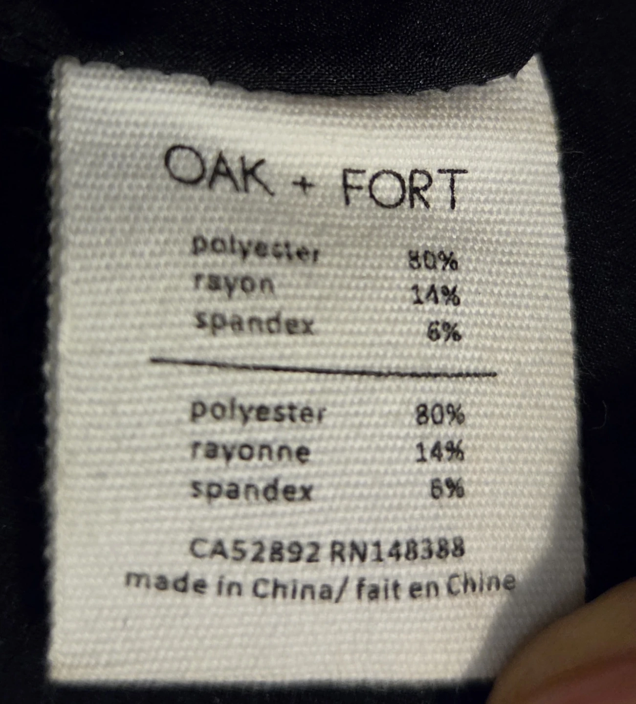 Two OAK + FORT Coats (men's small) - photo 4