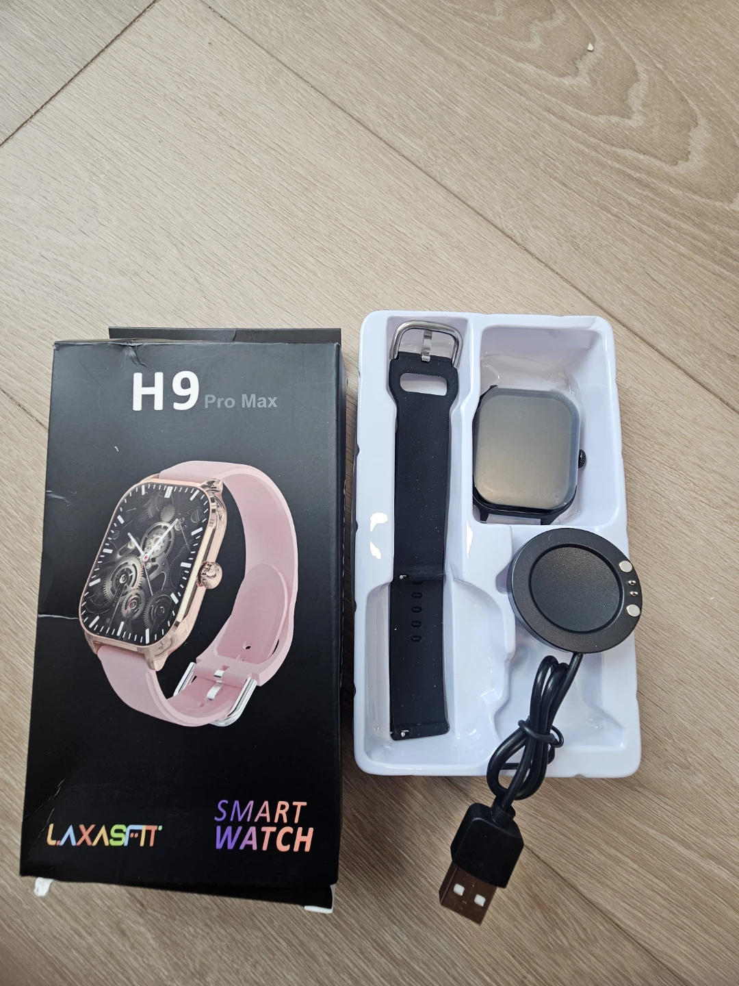 Pro Max Smart Watch with Black Strap New