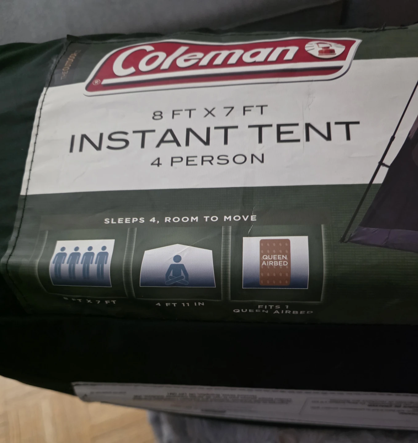 Coleman 4 person Instant Tent New - photo 3