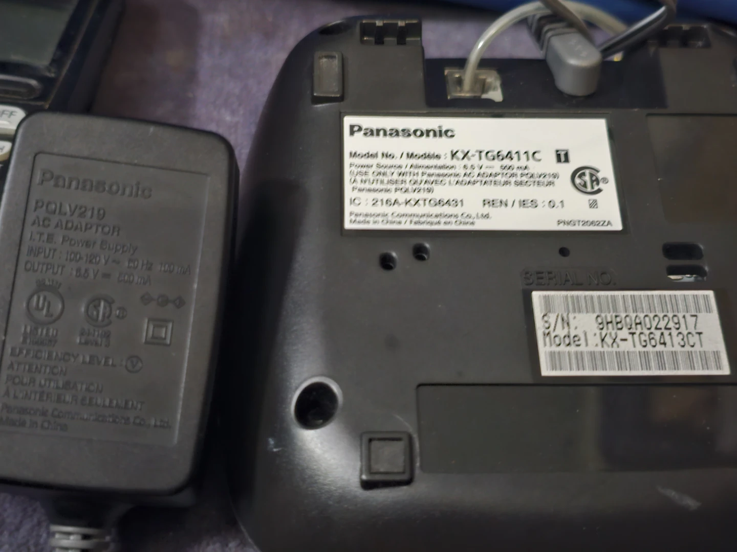 Panasonic Cordless Phones KX-TG6641C - photo 3