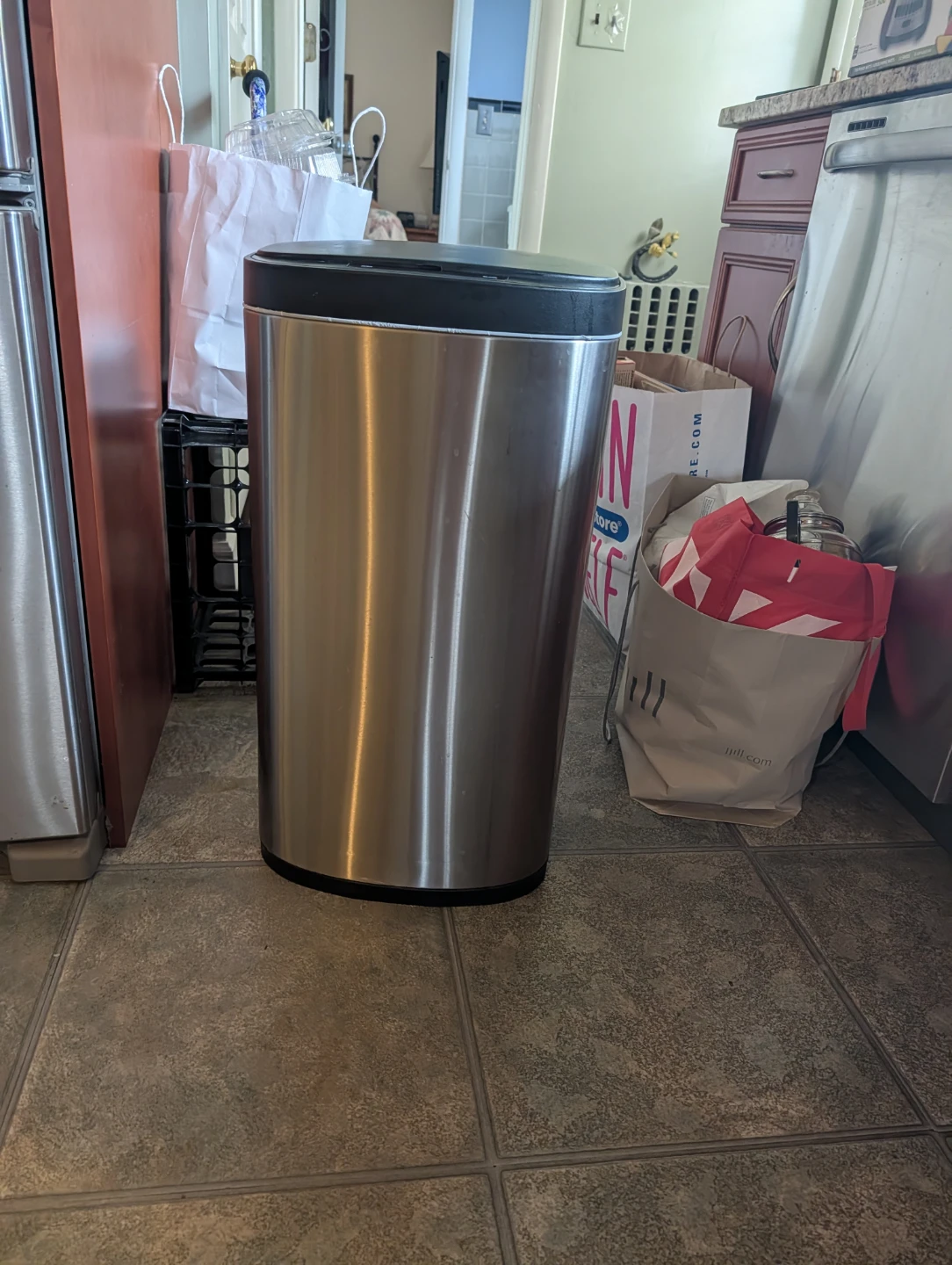 Stainless Steel Trash Can - photo 2