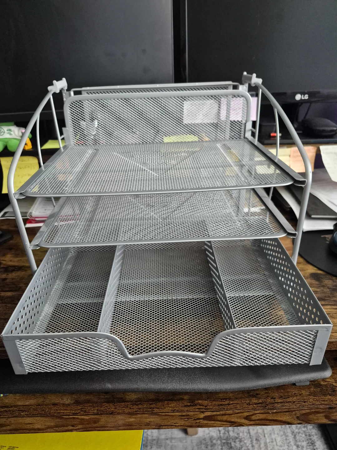 Desk organizer - Silver mesh - photo 2