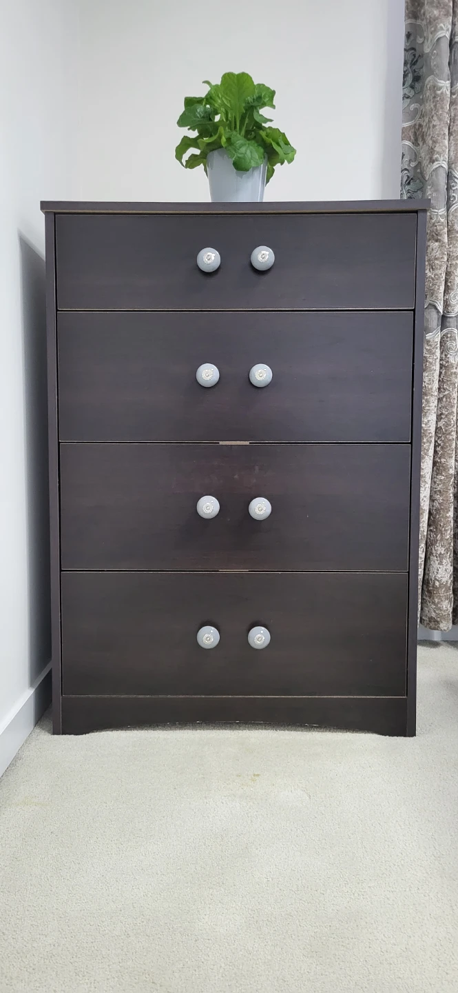 4-Drawer Espresso Dresser – Great Storage