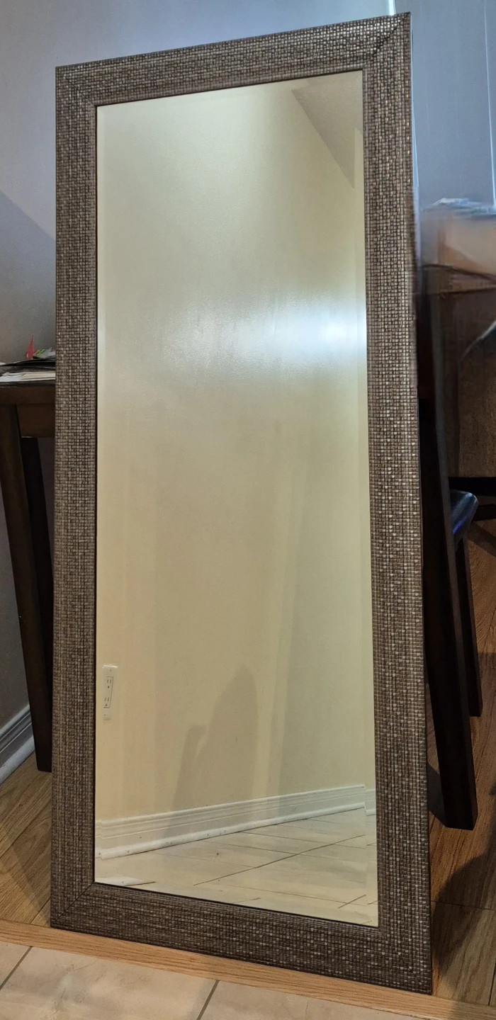 Floor and wall mirror