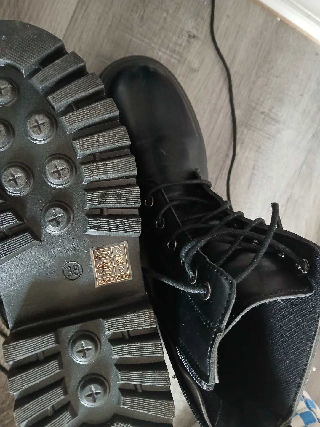 Black Combat Boots