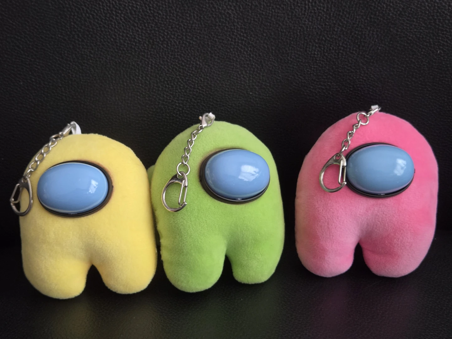 Among Us Plush Keychain (Yellow, Green, Pink)