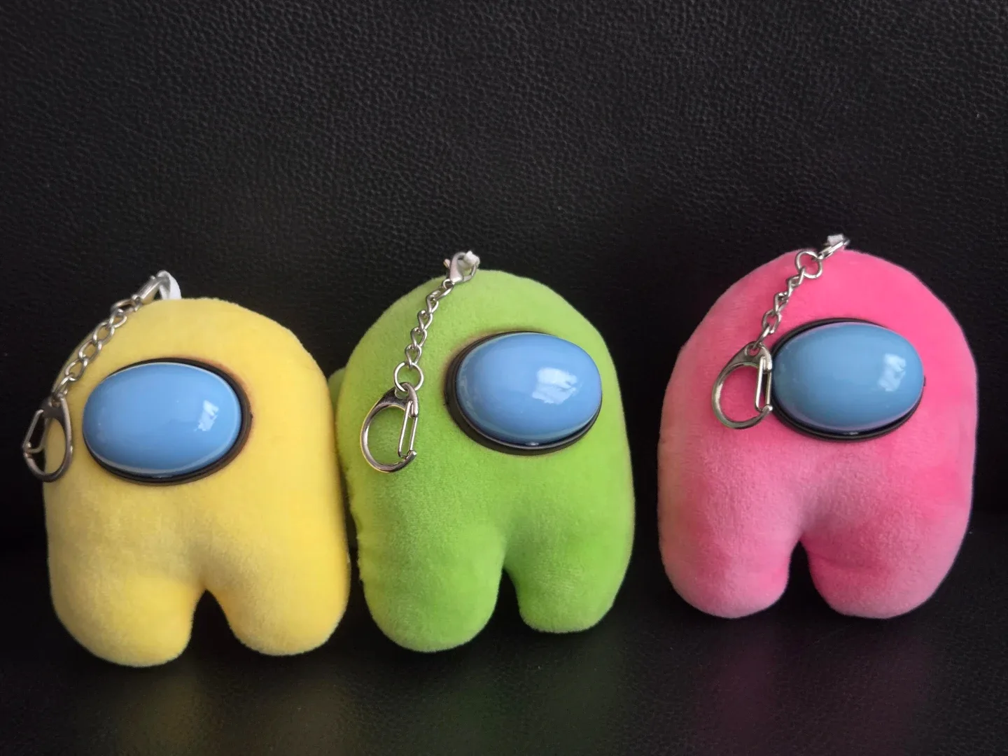 Among Us Plush Keychain (Yellow, Green, Pink)