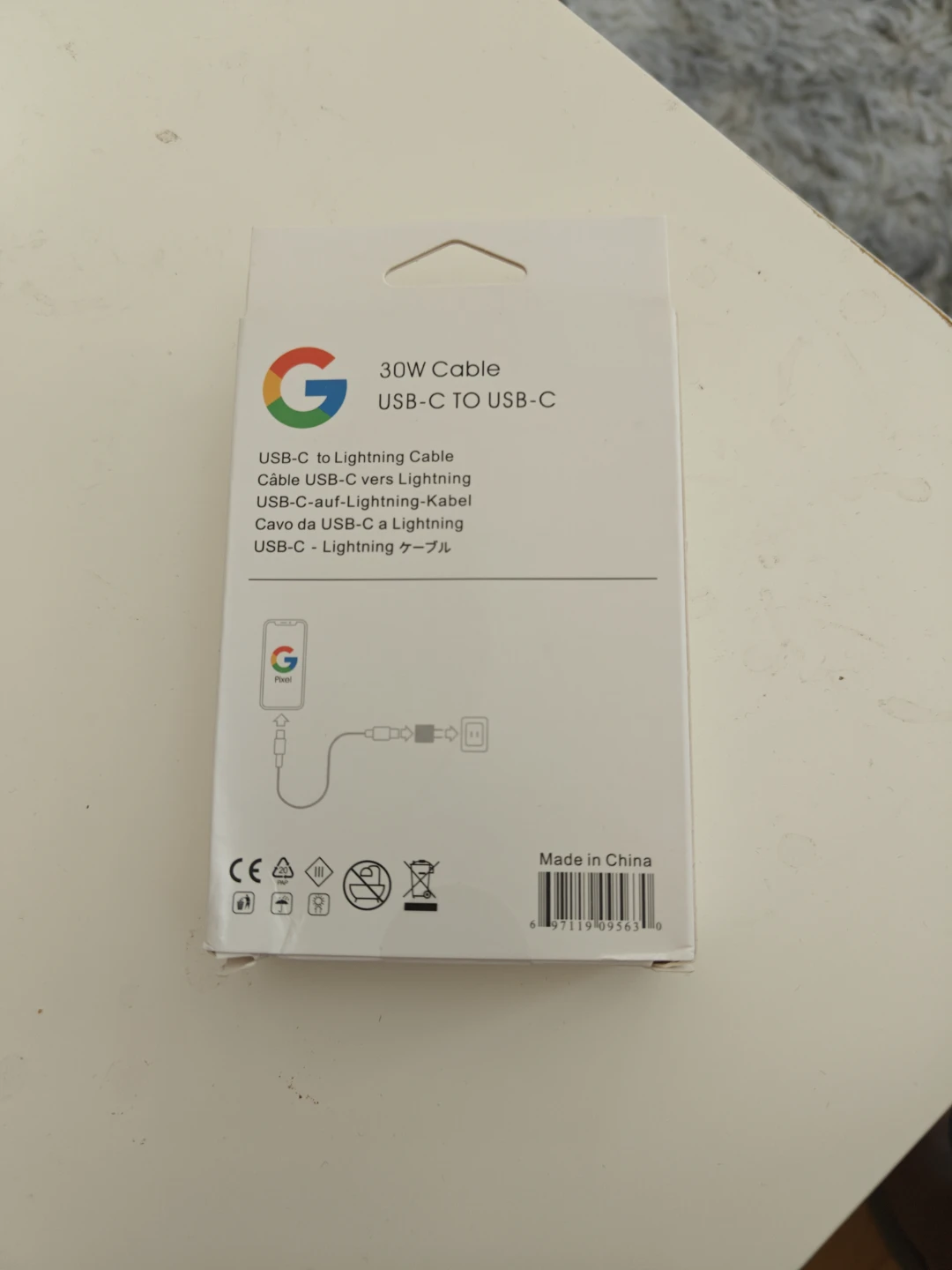 Google 30W USB-C to USB-C Cable - photo 2