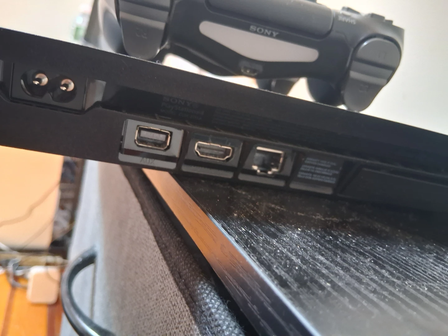 Sony PlayStation 4 Console with Two Controllers and Games - photo 2