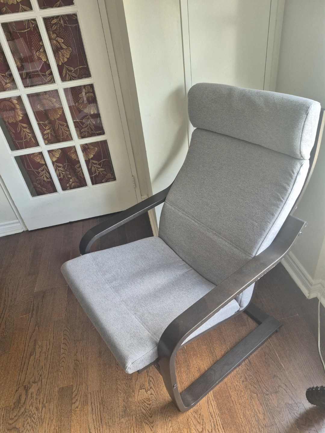 Grey Fabric Armchair