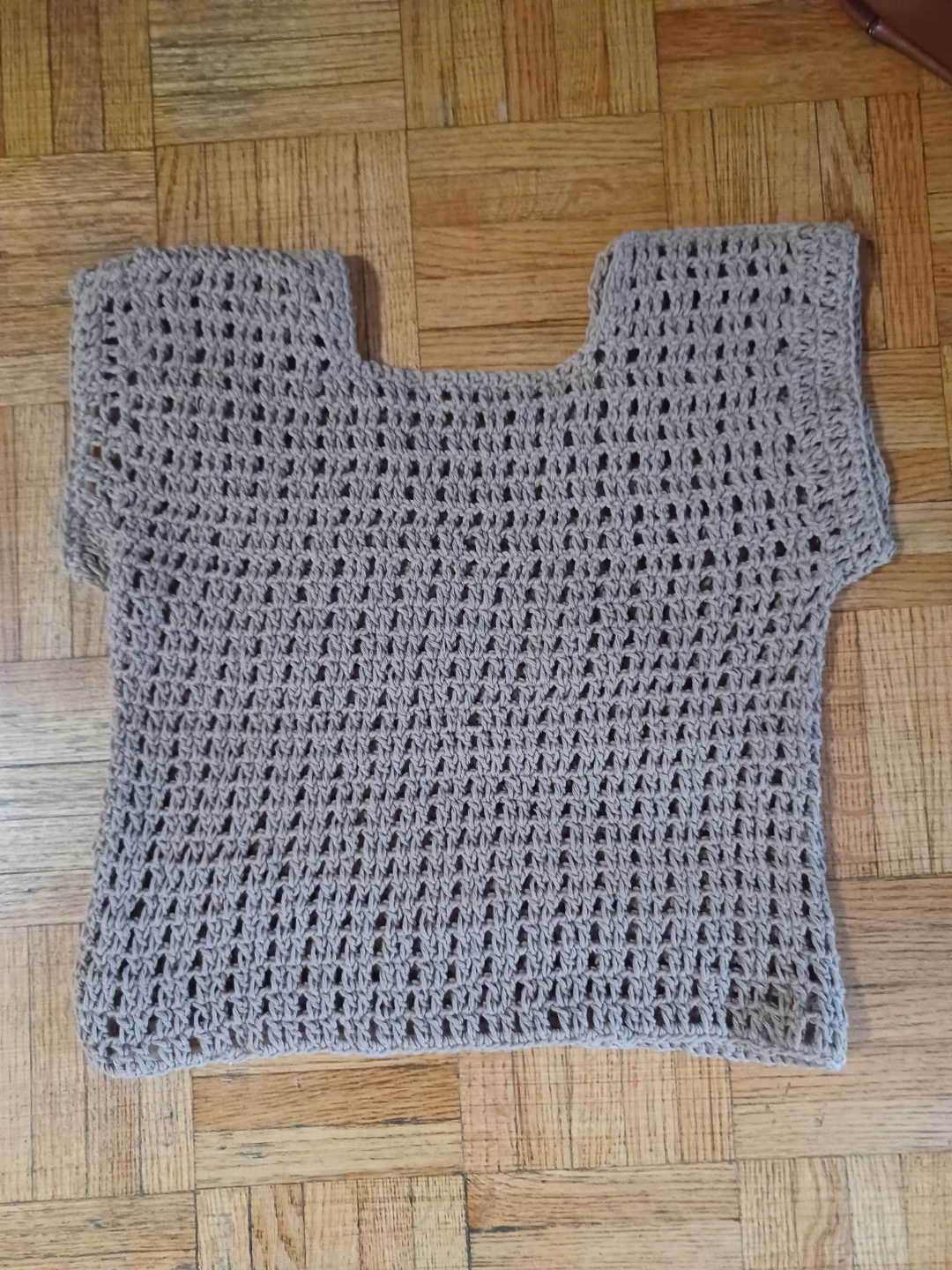 Hand crochet top