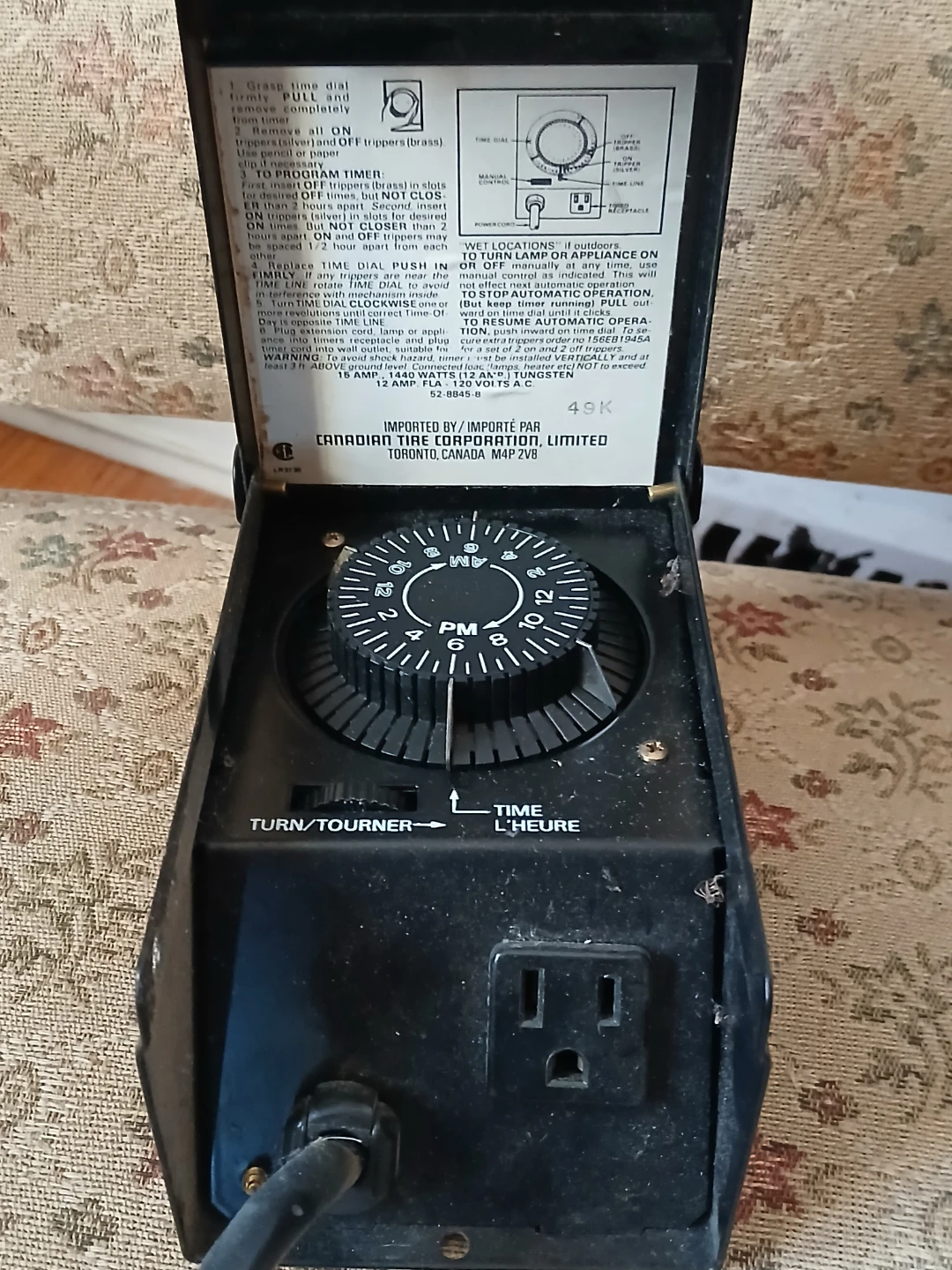 Mastercraft All Weather Timer - photo 3